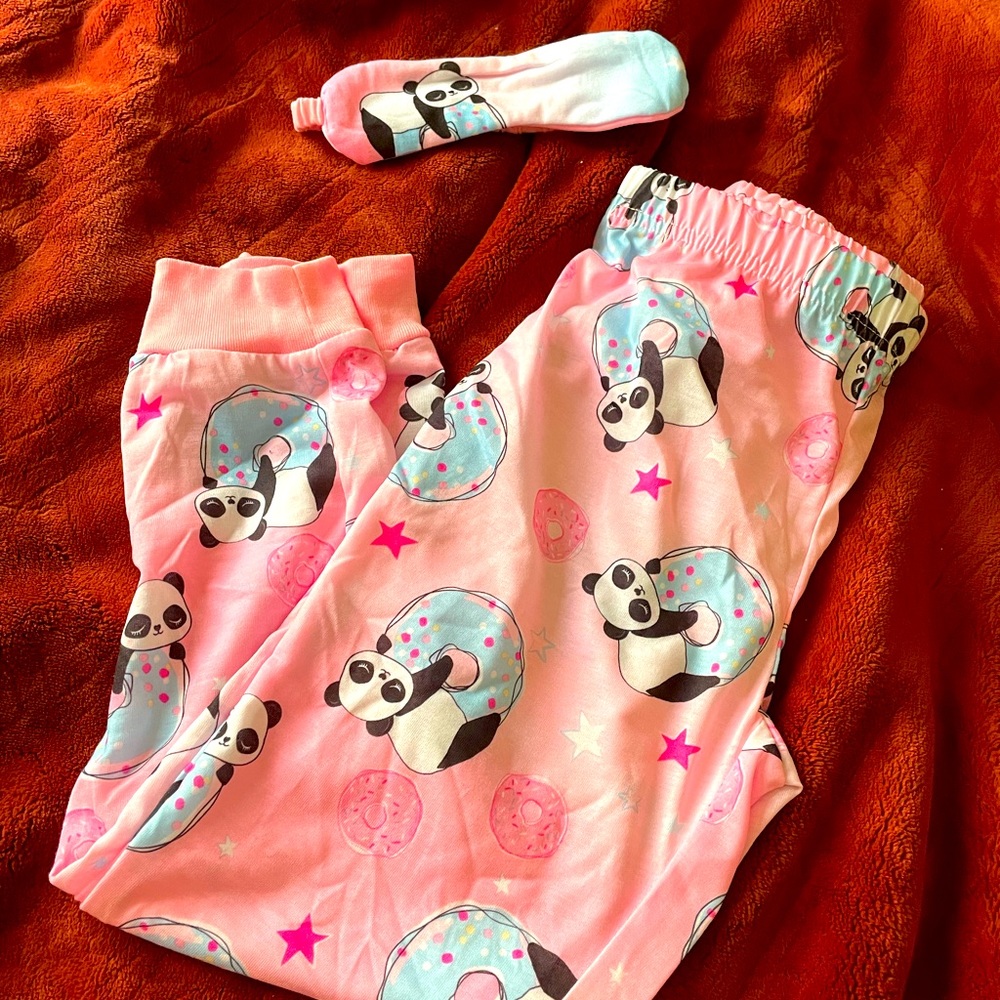 New without tags- Pajamas and sleep mask